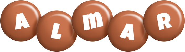 Almar candy-brown logo