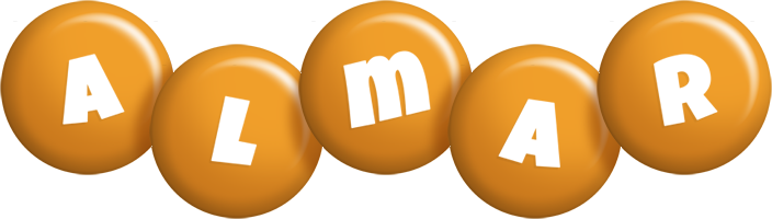 Almar candy-orange logo