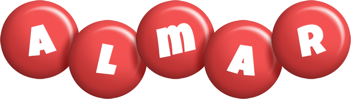 Almar candy-red logo