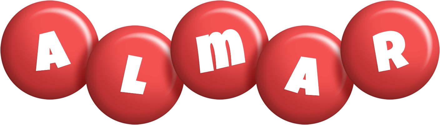 Almar candy-red logo