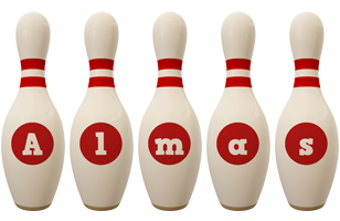 Almas bowling-pin logo