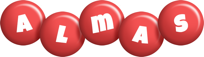 Almas candy-red logo