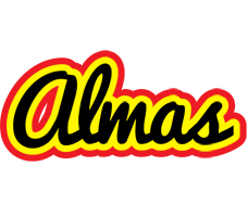 Almas flaming logo