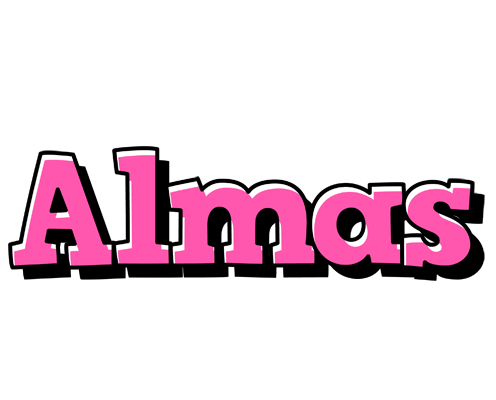 Almas girlish logo