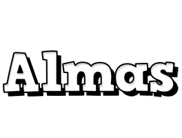 Almas snowing logo