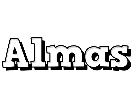 Almas snowing logo