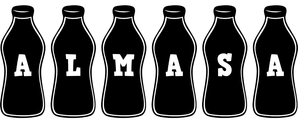 Almasa bottle logo