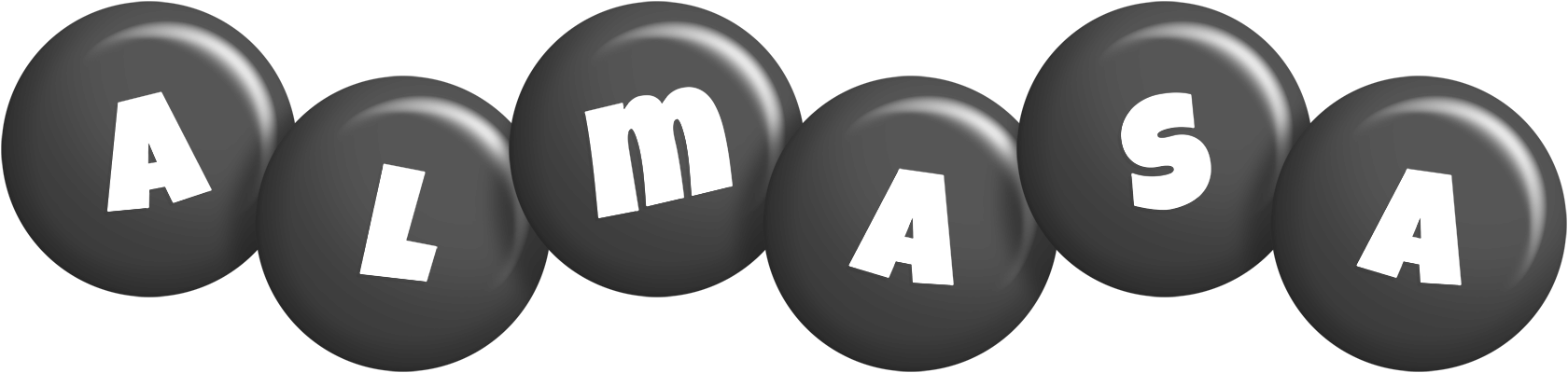 Almasa candy-black logo