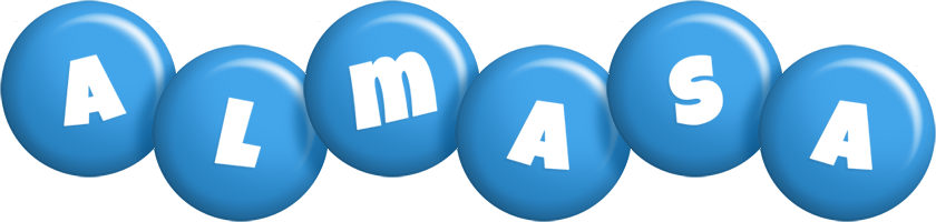 Almasa candy-blue logo