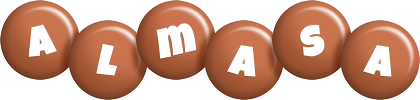 Almasa candy-brown logo