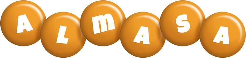 Almasa candy-orange logo