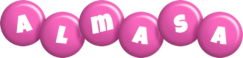 Almasa candy-pink logo