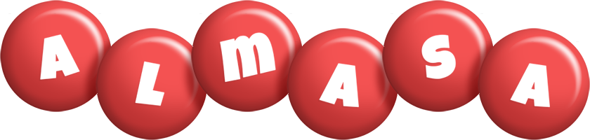 Almasa candy-red logo
