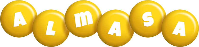 Almasa candy-yellow logo