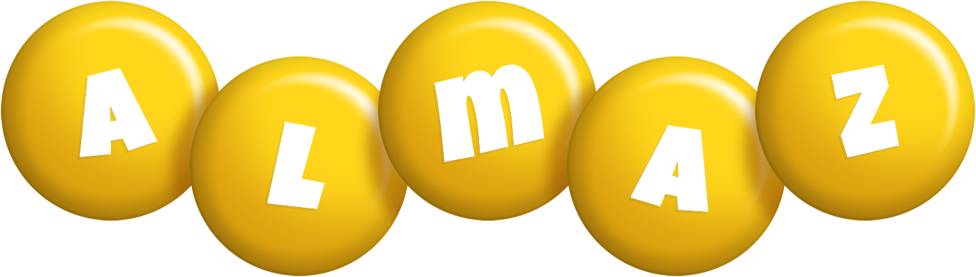 Almaz candy-yellow logo