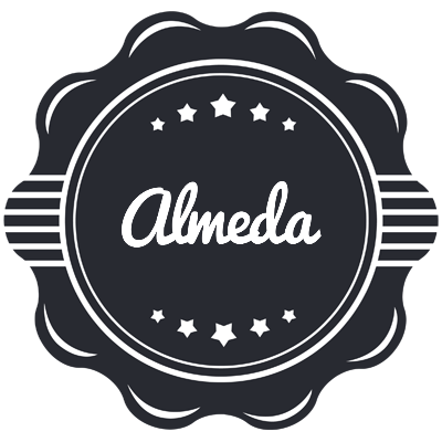 Almeda badge logo