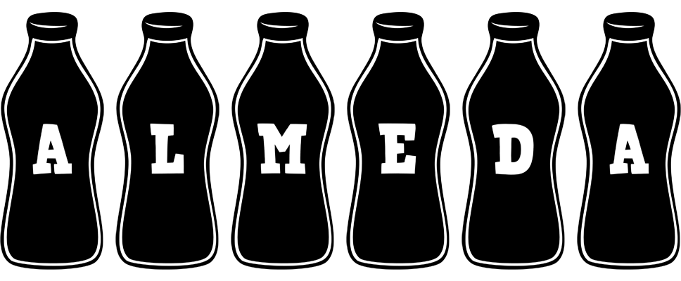Almeda bottle logo