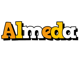 Almeda cartoon logo