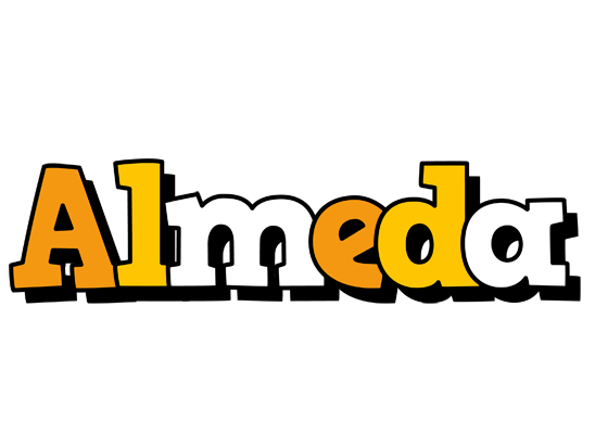 Almeda cartoon logo