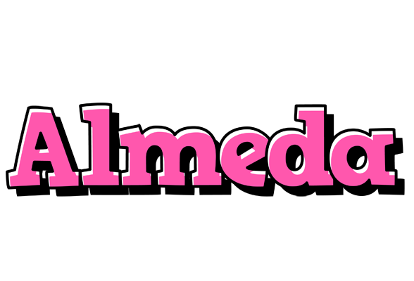 Almeda girlish logo