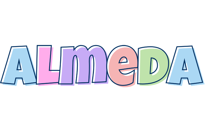 Almeda pastel logo