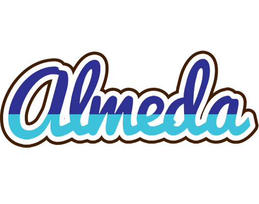 Almeda raining logo