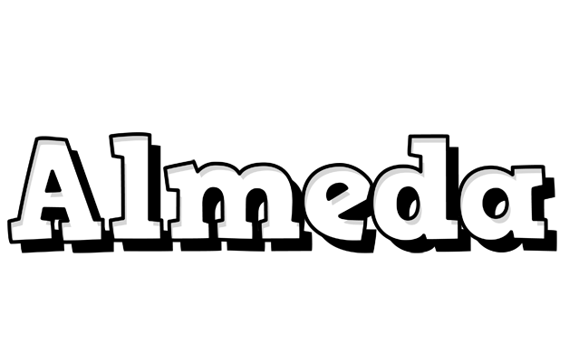 Almeda snowing logo