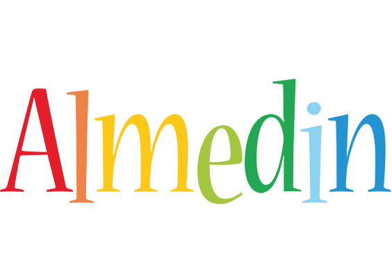Almedin birthday logo