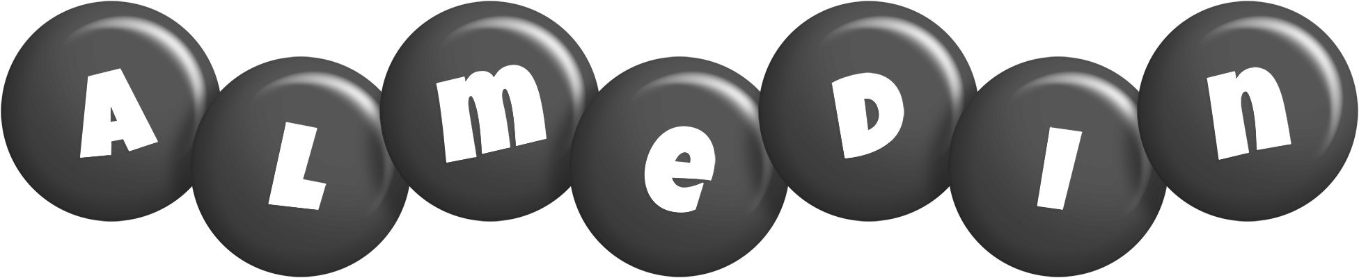 Almedin candy-black logo