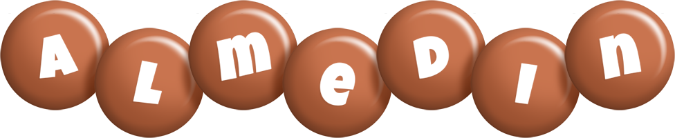 Almedin candy-brown logo