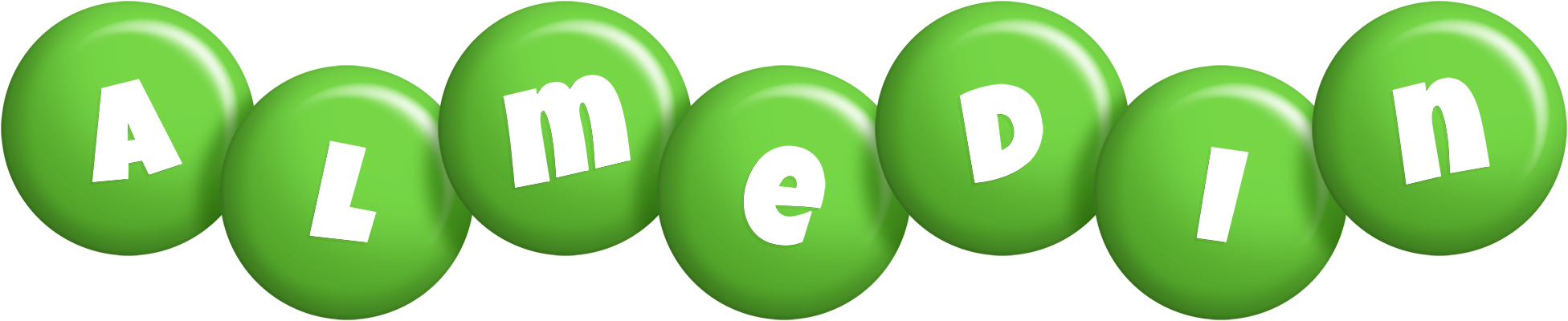 Almedin candy-green logo