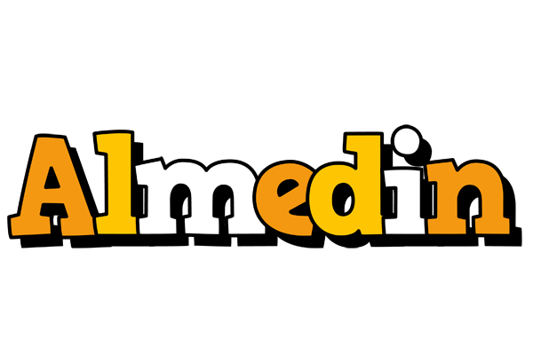 Almedin cartoon logo