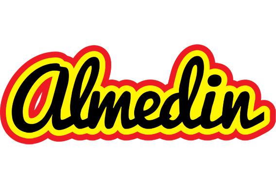 Almedin flaming logo