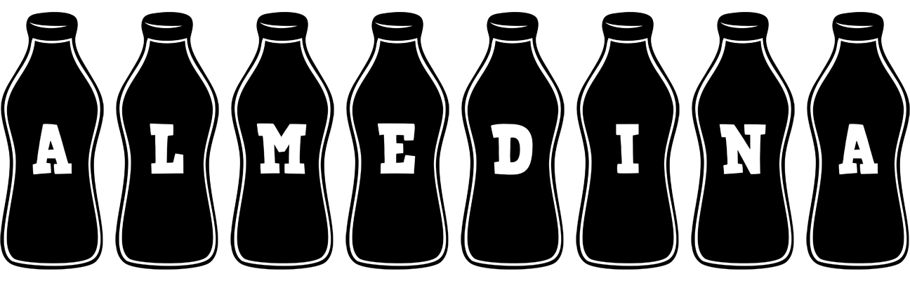 Almedina bottle logo