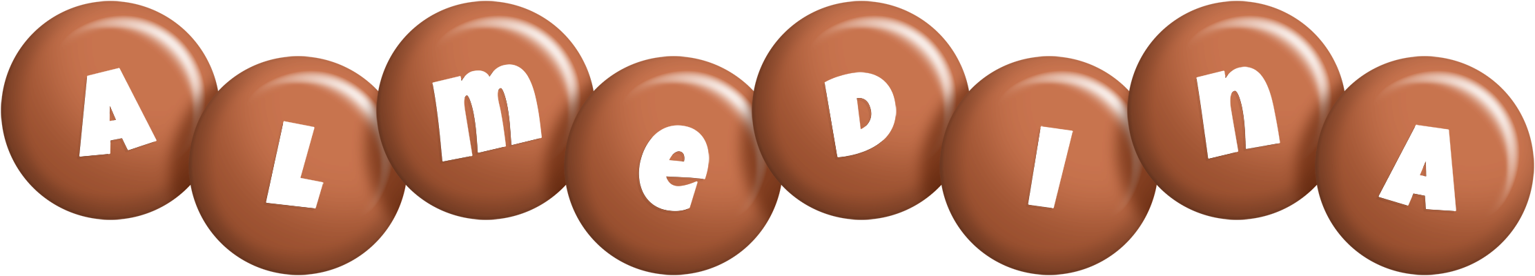Almedina candy-brown logo