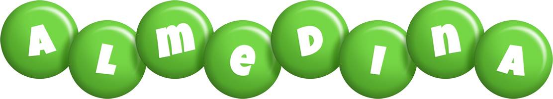 Almedina candy-green logo