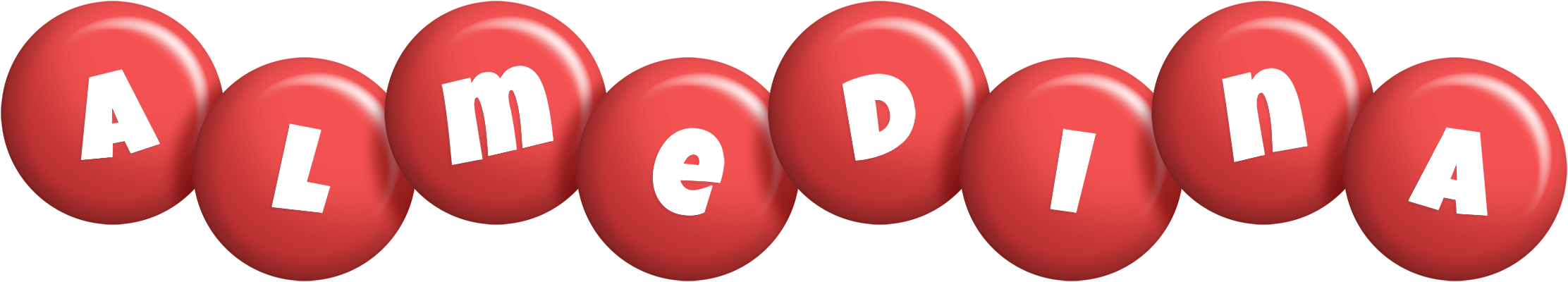 Almedina candy-red logo