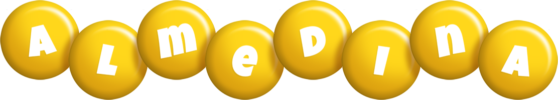 Almedina candy-yellow logo