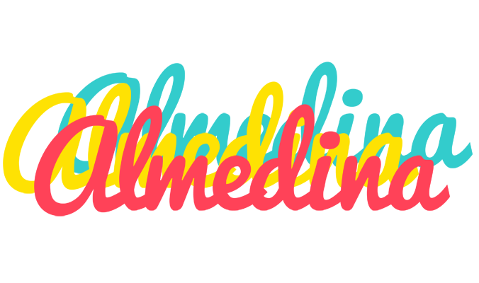 Almedina disco logo