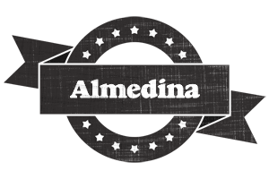 Almedina grunge logo