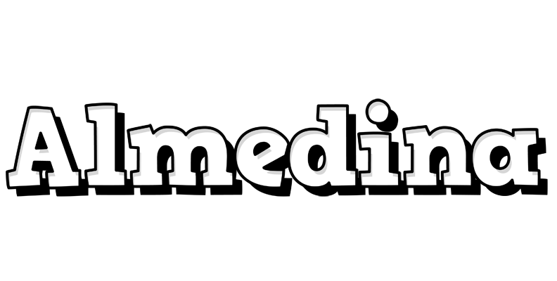 Almedina snowing logo