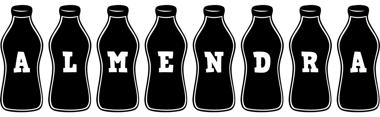 Almendra bottle logo