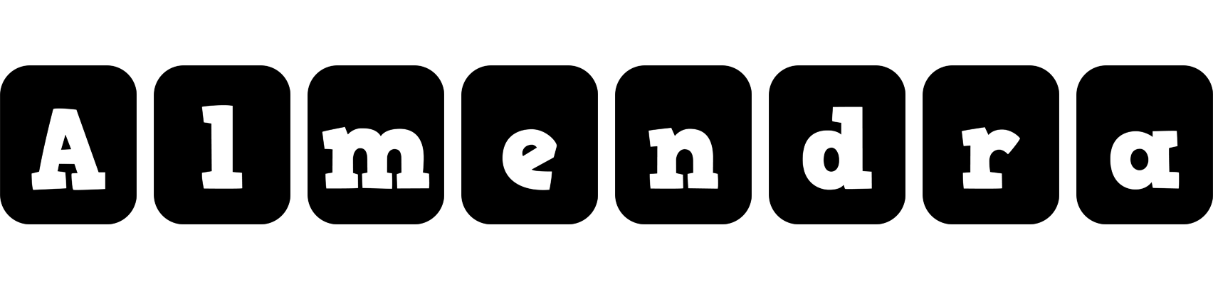 Almendra box logo