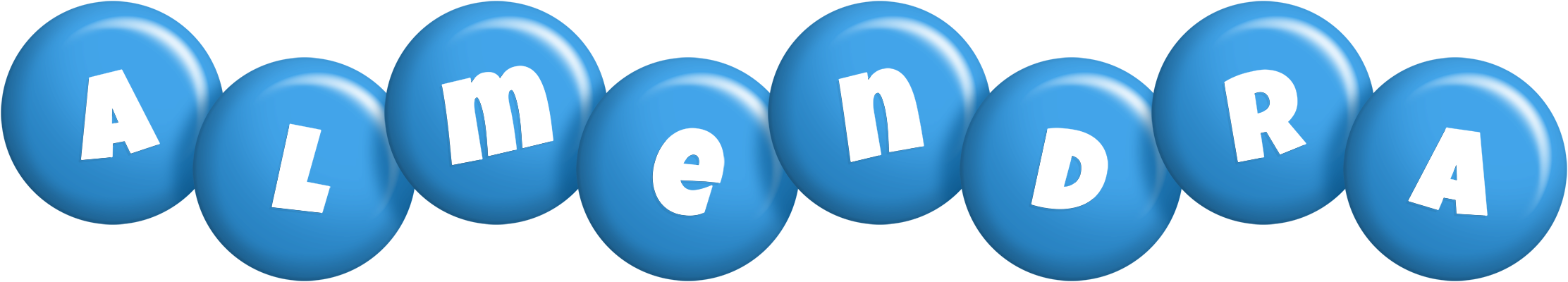 Almendra candy-blue logo