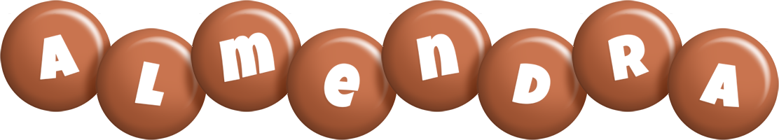 Almendra candy-brown logo