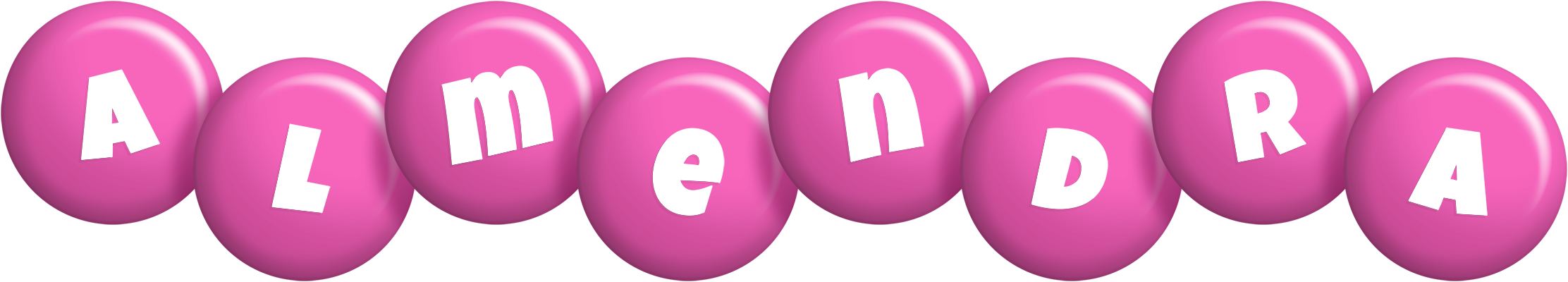 Almendra candy-pink logo
