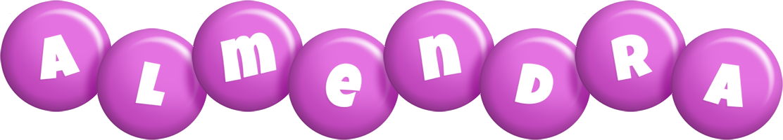 Almendra candy-purple logo