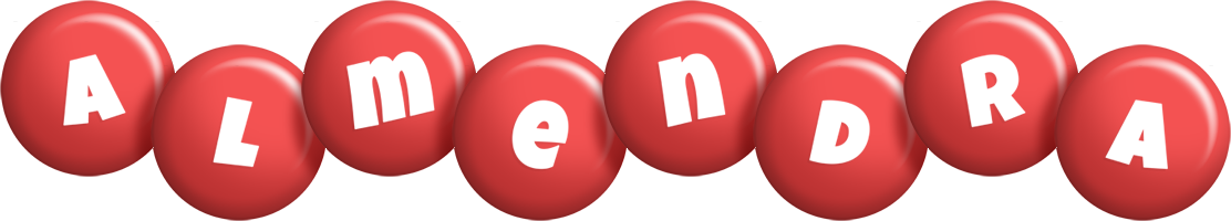Almendra candy-red logo