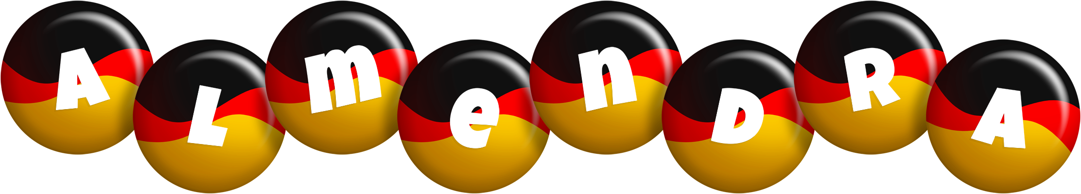 Almendra german logo