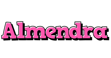 Almendra girlish logo